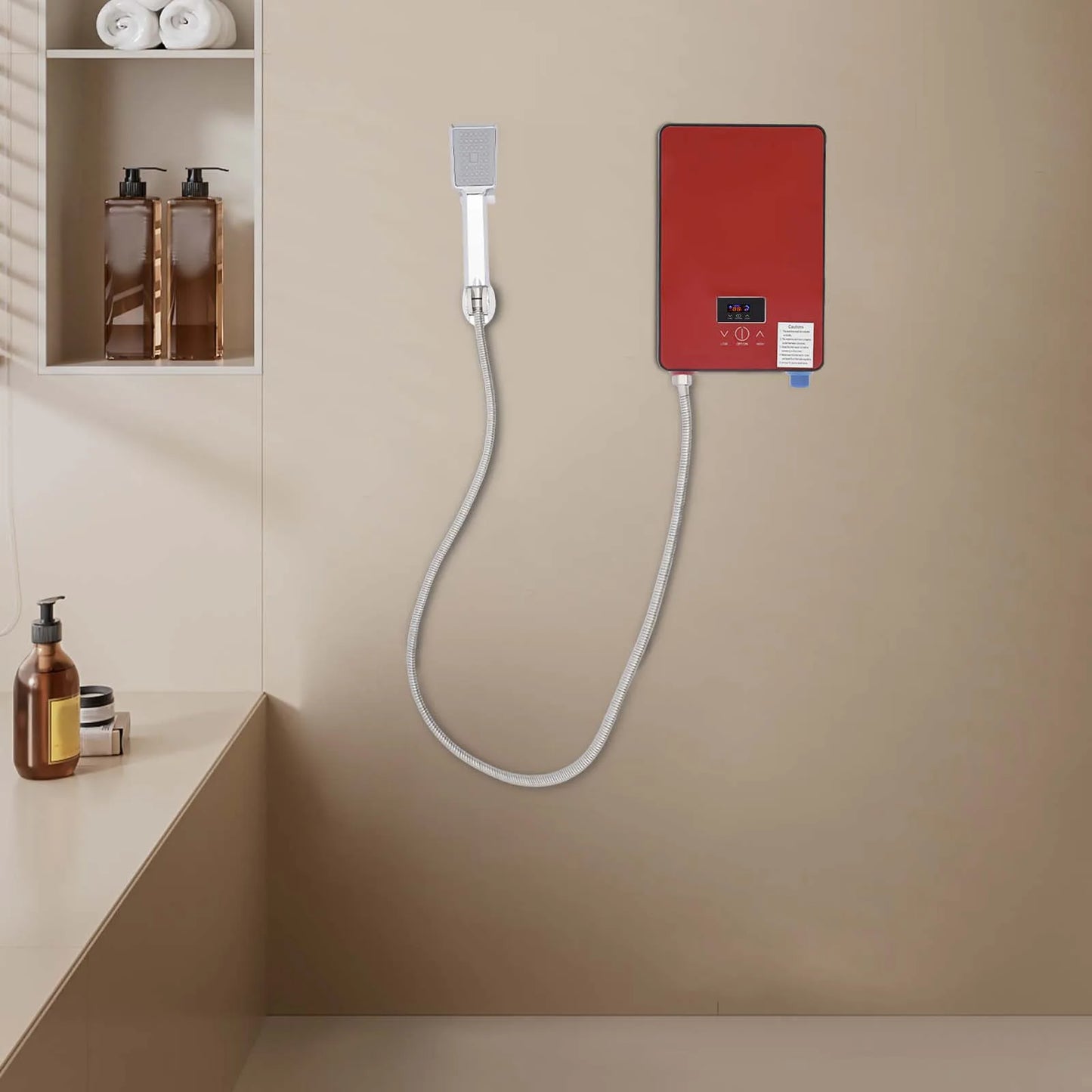 6500W 220V Tankless Electric Water Heater Wall Mounted