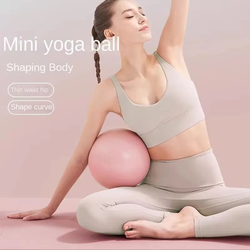 Women Fitness Yoga Ball Antiexplosion Pilates Mini Ball For Legs