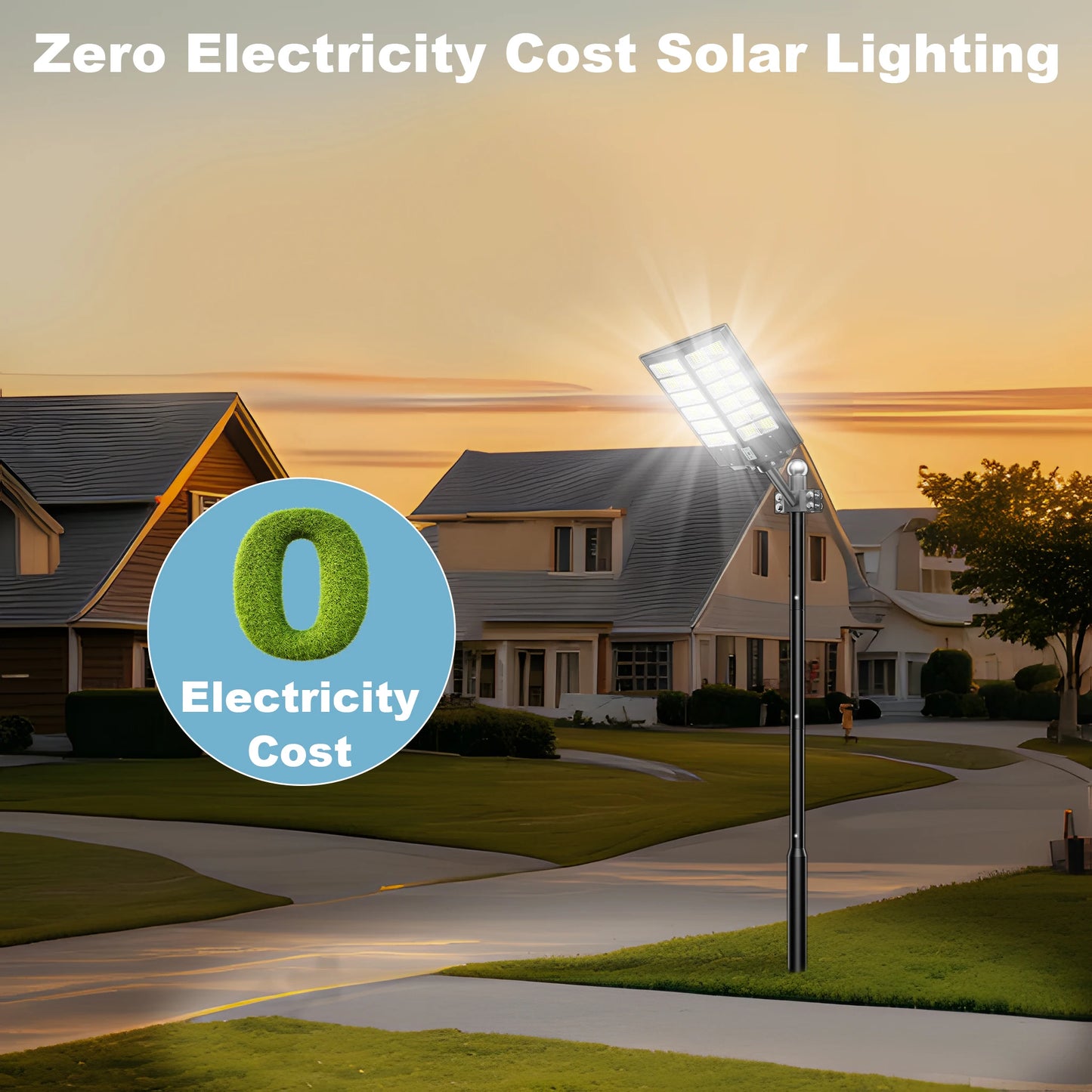 6000 Watt Solar Street Light With Motion Sensor Waterproof