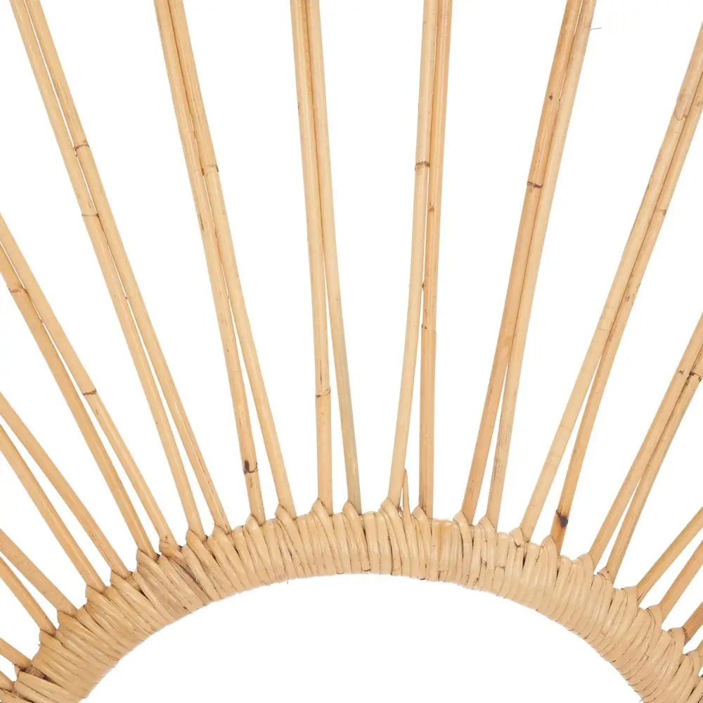 Home Collection Faris Natural Rattan Arched Full Size Headboard