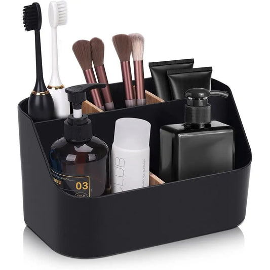 Electric Toothbrush Holders Bathrooms, Black Tooth Brushing Holder, Toothpaste Organizer Dividers, Bathroom Countertop Accessori