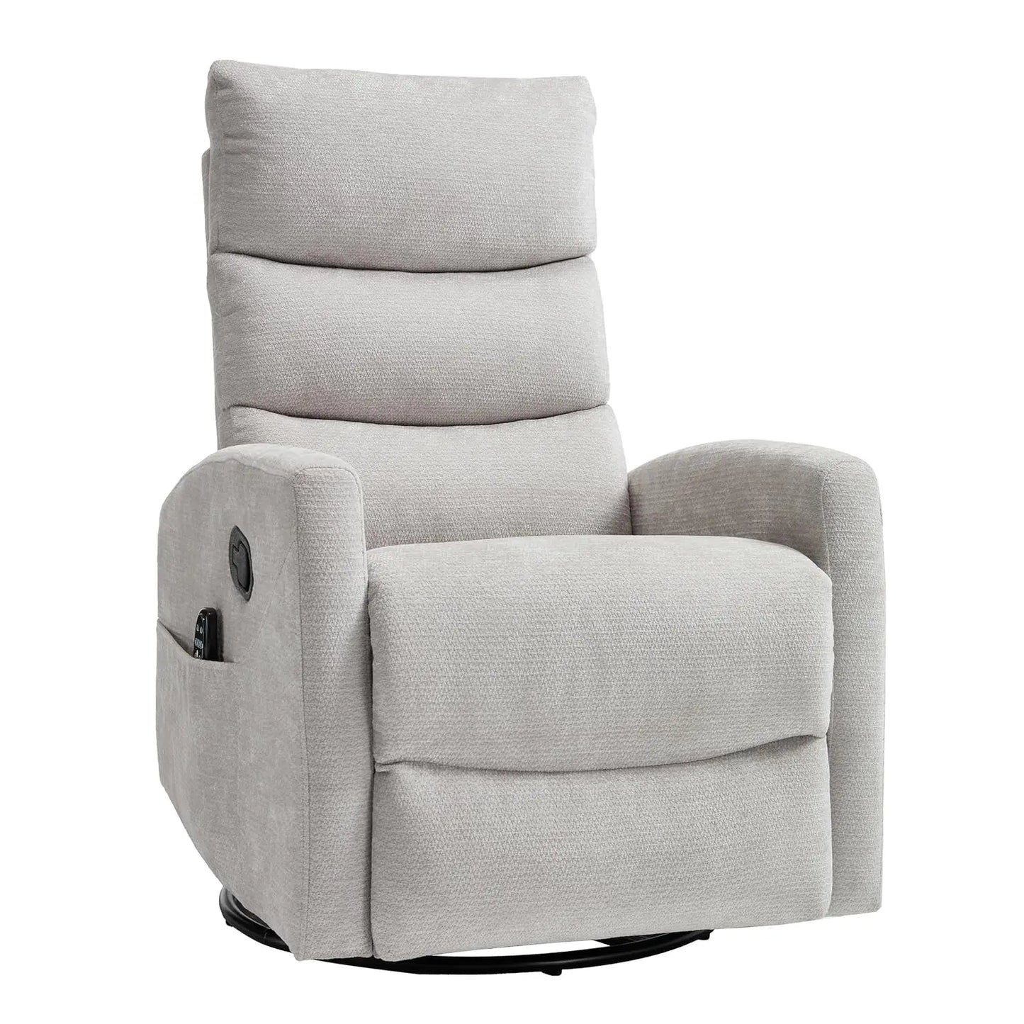 360° Swivel Rocker Recliner with Heat & Vibration Massage, Glider Rocking Chair for Adults, Compact Recliner for, Customized
