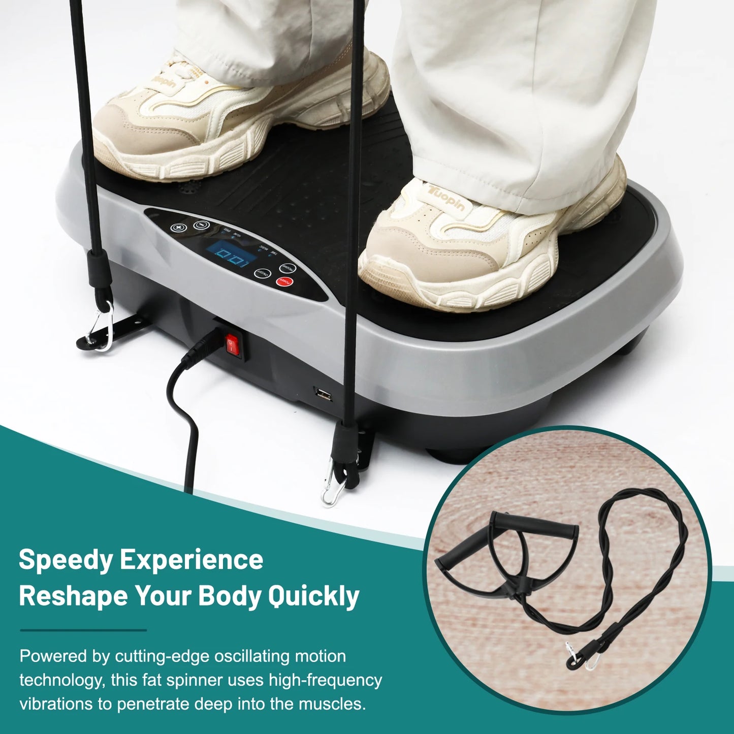 Fat Slinger Vibration Plate Exercise Machine For Whole Body Workout