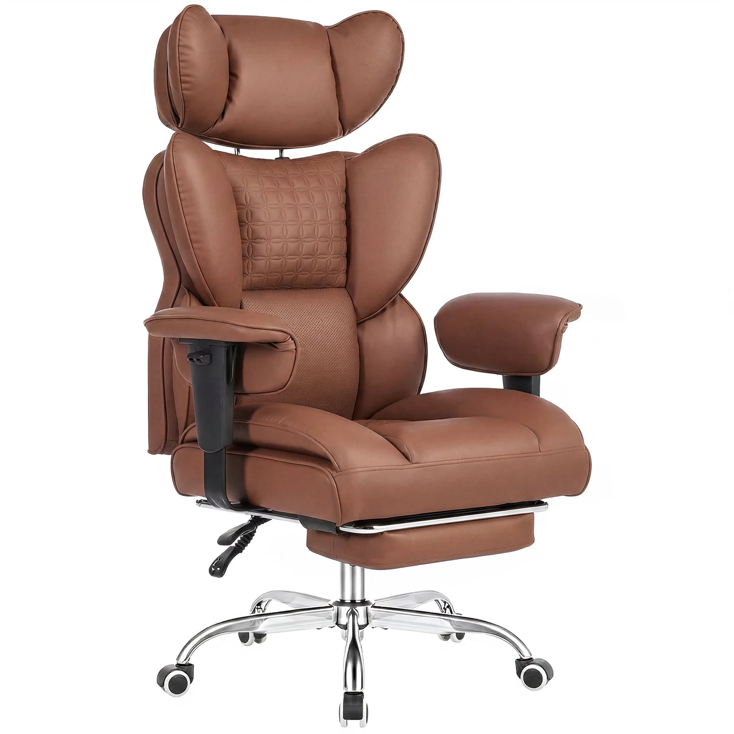 JHK Ergonomic Adjustable Armrests Gaming Chair With Pocket Leather