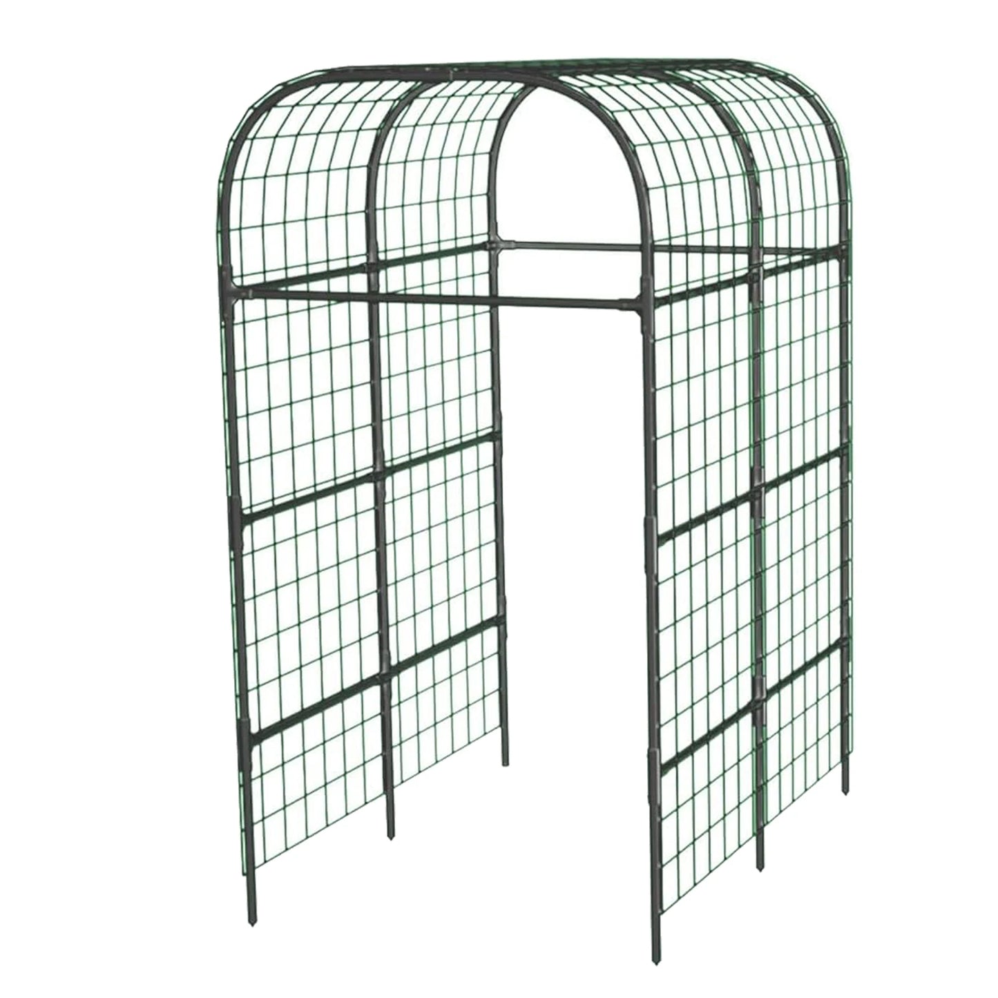 Metal Garden Arch Trellis For Raised Beds Heavy-Duty U-Shape