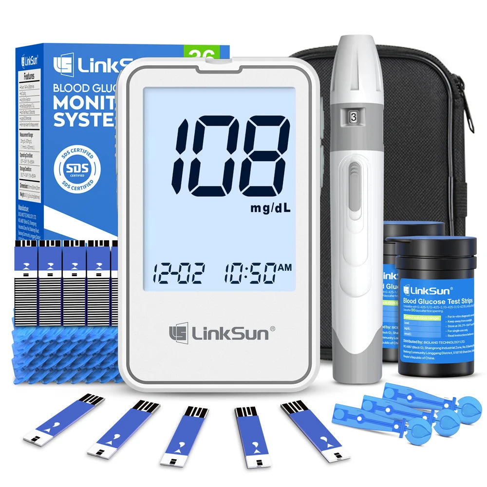 Linksun Blood Glucose Monitor G-425-1 With Lancing Device