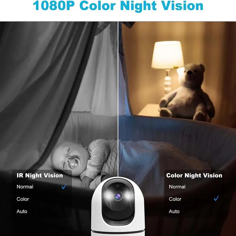 2K Pet Camera WiFi Security Camera Indoor Home Surveillance Camera, Motion Detection, Two-Way Audio, Night Vision, GENBOLT