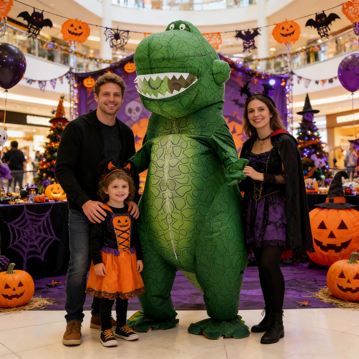 Inflatable Dinosaur Costume Mascot For Halloween Cosplay Parties