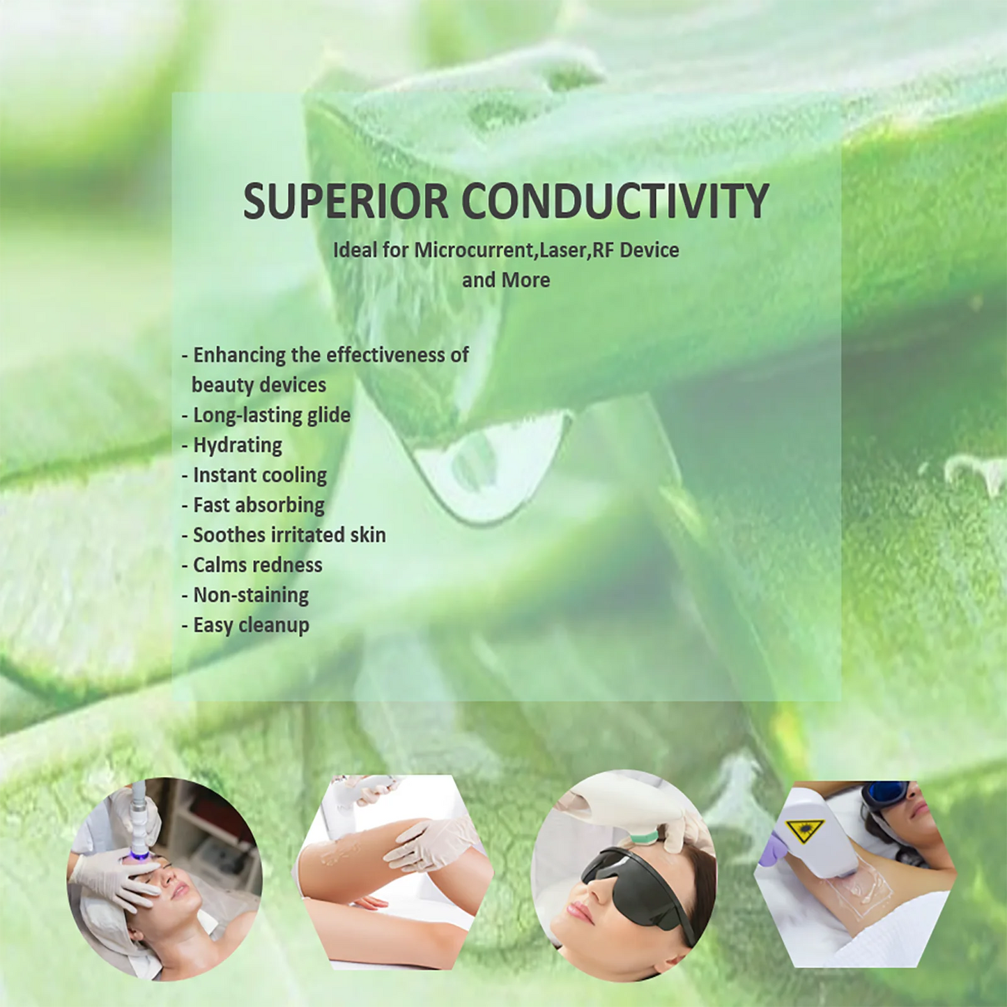 YMEYFAN Conductive Gel for Ultrasound and Radiofrequency Cavitation