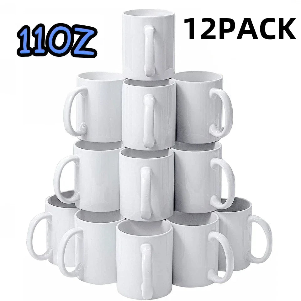 HTVRONT Ceramic Sublimation Mugs For Photo Printing