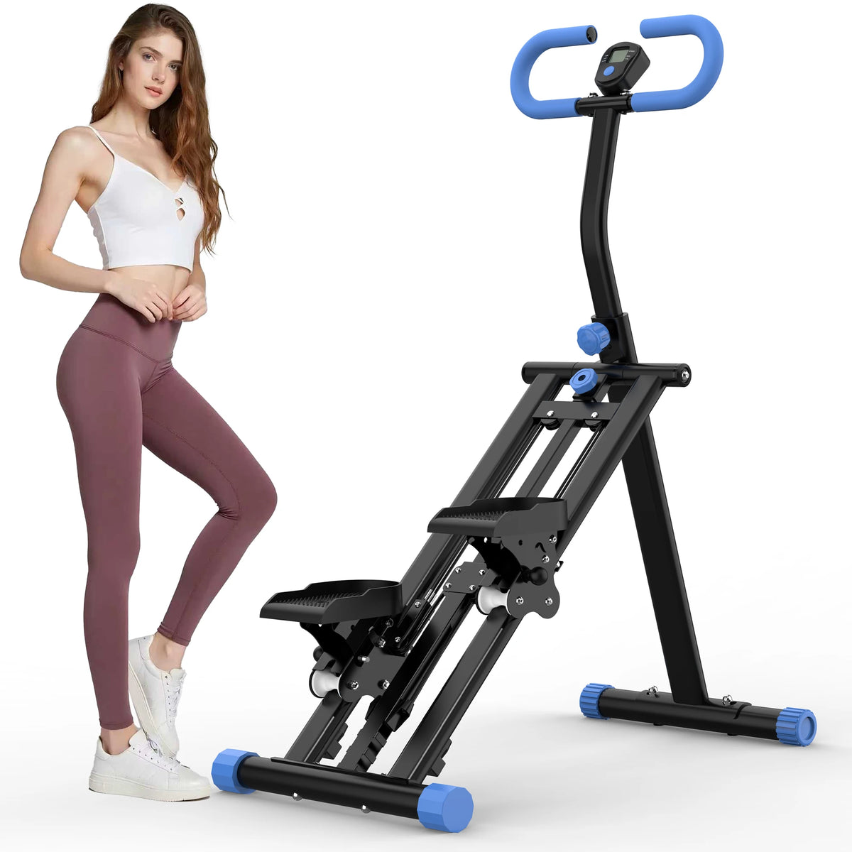 Vertical Climber Machine With Adjustable Resistance For Full Body Workouts