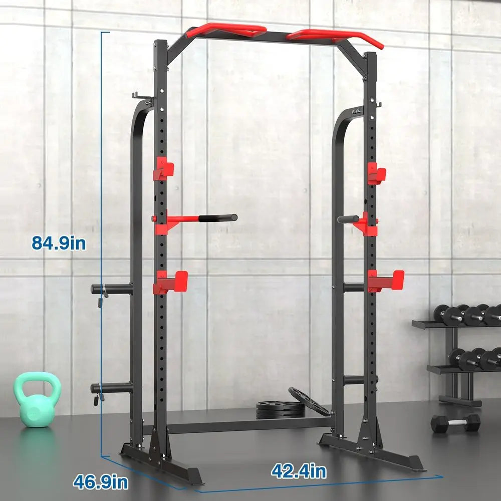 Ytyin Power Cage Squat Rack With Adjustable Cable System