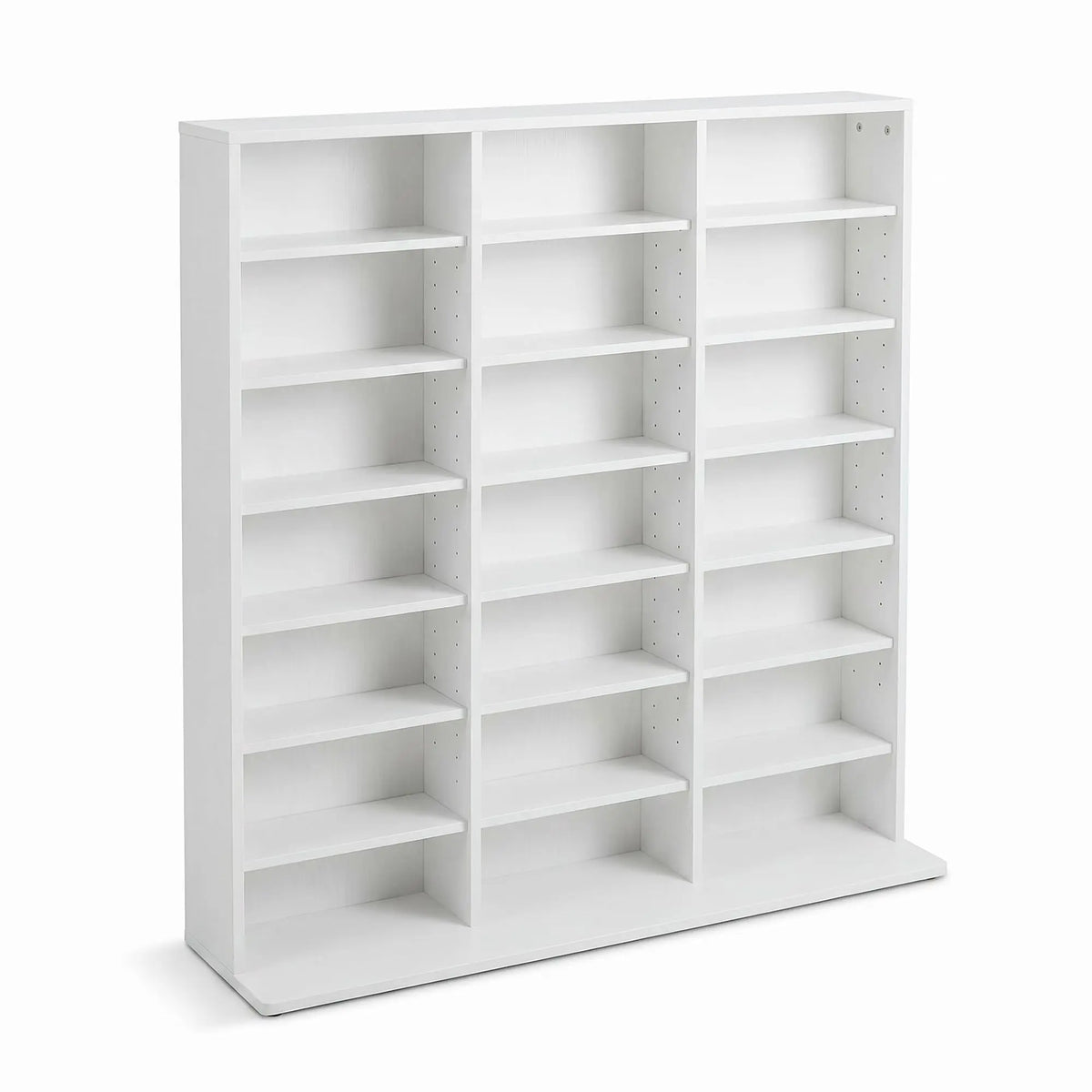 HiMISS 7 Tier Wooden Media Storage Tower For Home Office