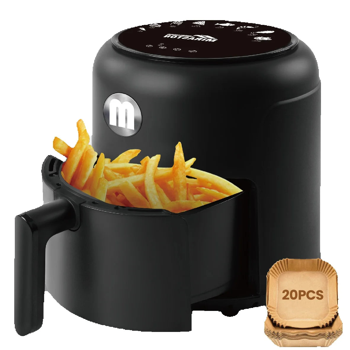 MIRASTON Digital Air Fryer With Dishwasher Safe Nonstick Basket