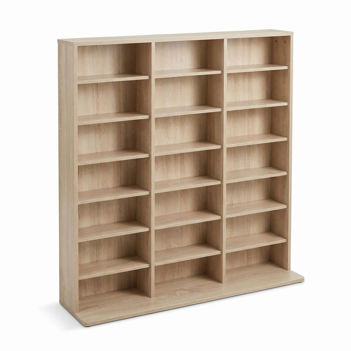 HiMISS 7 Tier Wooden Media Storage Tower For Home Office