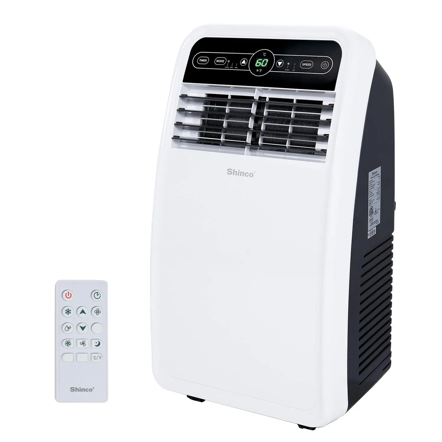 Shinco 8000 BTU Portable Air Conditioner With Built In Dehumidifier