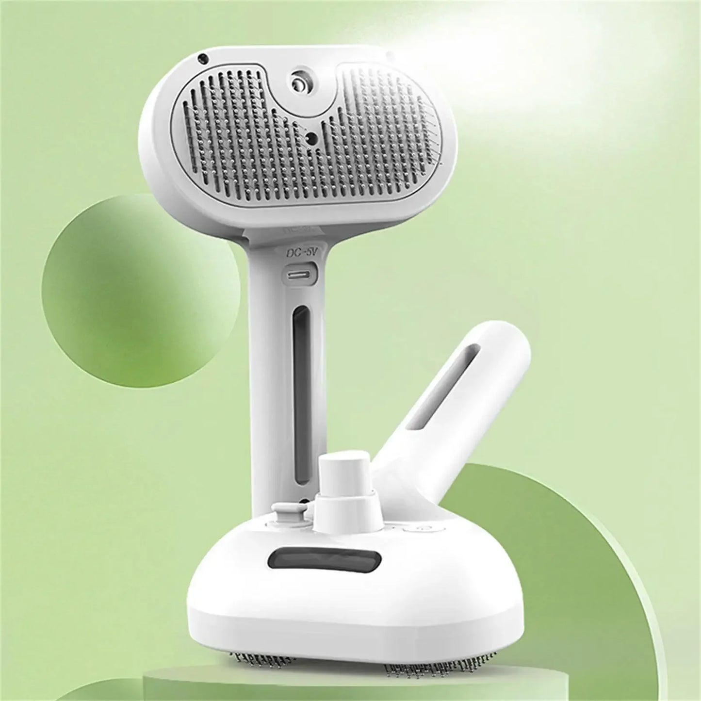 Steamy Dog Brush Electric Spray Cat Hair Massager For Grooming