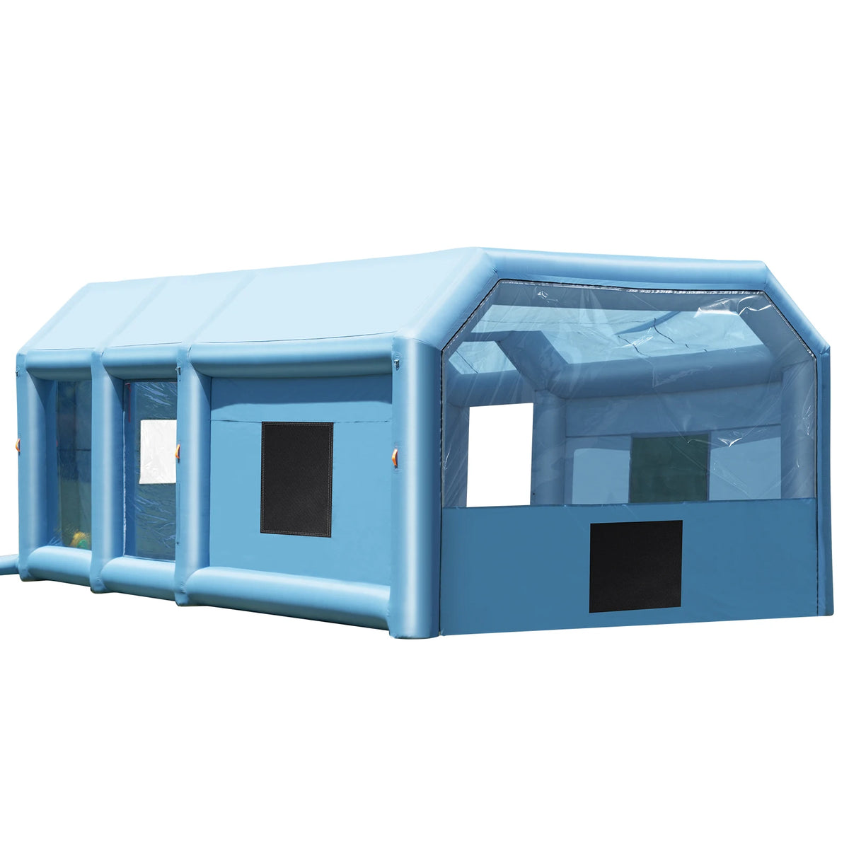 SucceBuy Inflatable Paint Booth Inflatable Spray Booth with Powerful Blowers and Air Filter System Portable Car Paint Booth