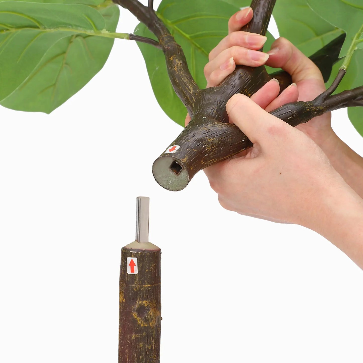 Studyset Fiddle Leaf Fig Artificial Tree 5.8ft Tall 65 Leaves