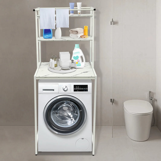 Over Washer Dryer 3-Tier Storage Shelf Organizer