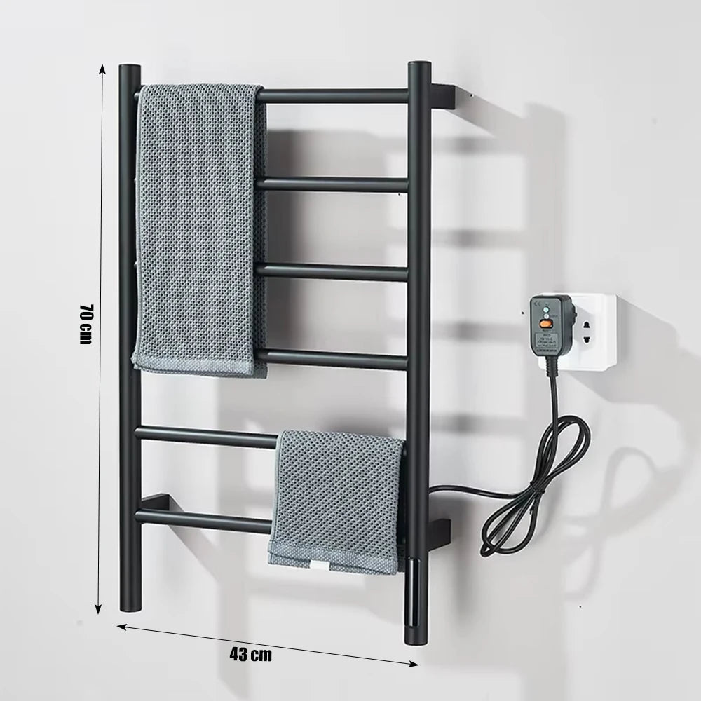 Shinesia Electric Towel Dryer With Digital Display And Wall Mount