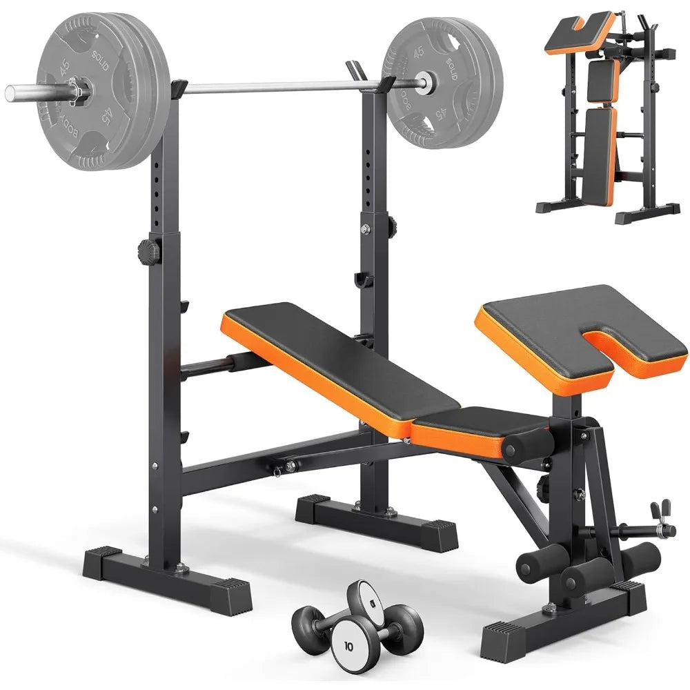 YTYIN 6 In 1 Multi Function Strength Training Weight Bench