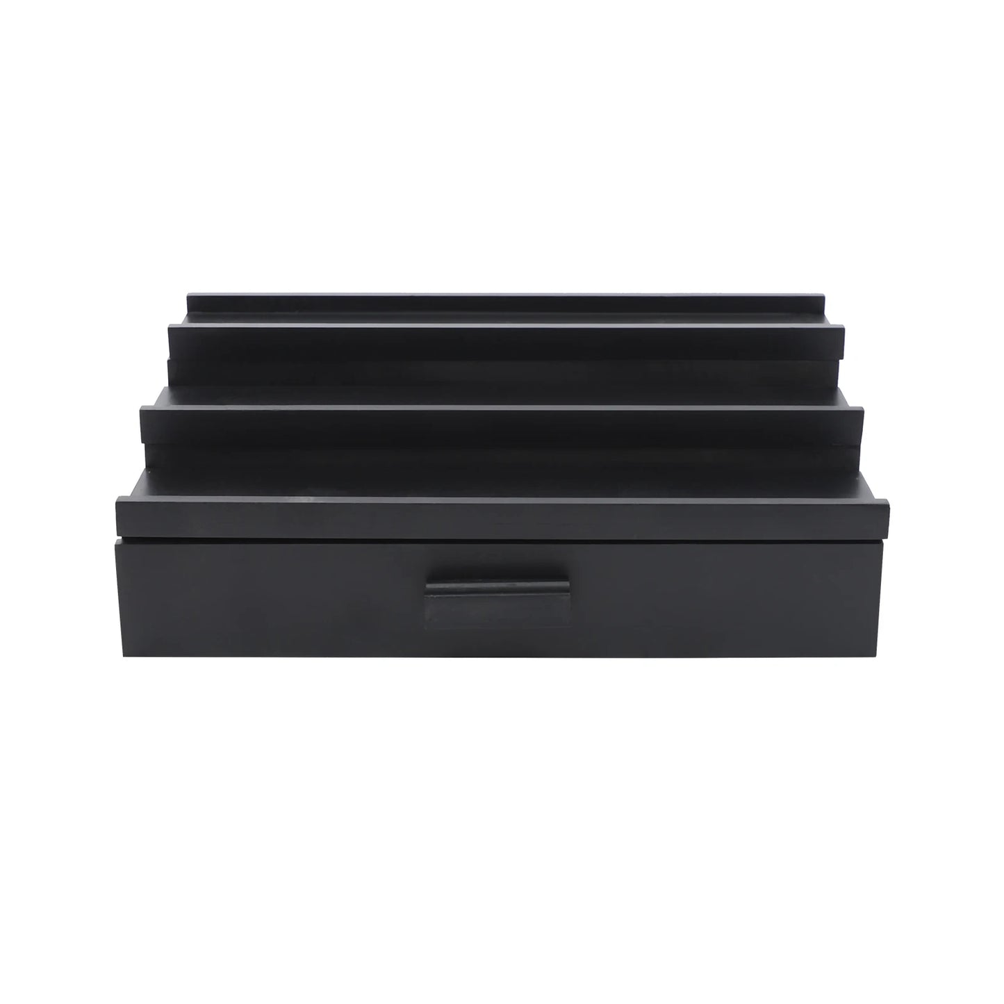 Wood 3 Tier Perfume Organizer With Drawer Display Stand