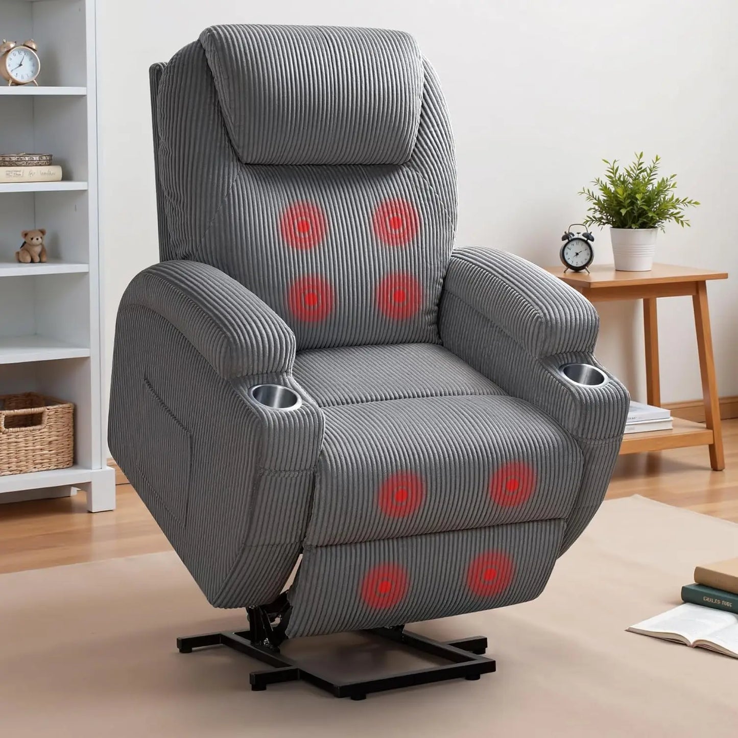Flamaker Power Lift Recliner Chair With Cup Holders