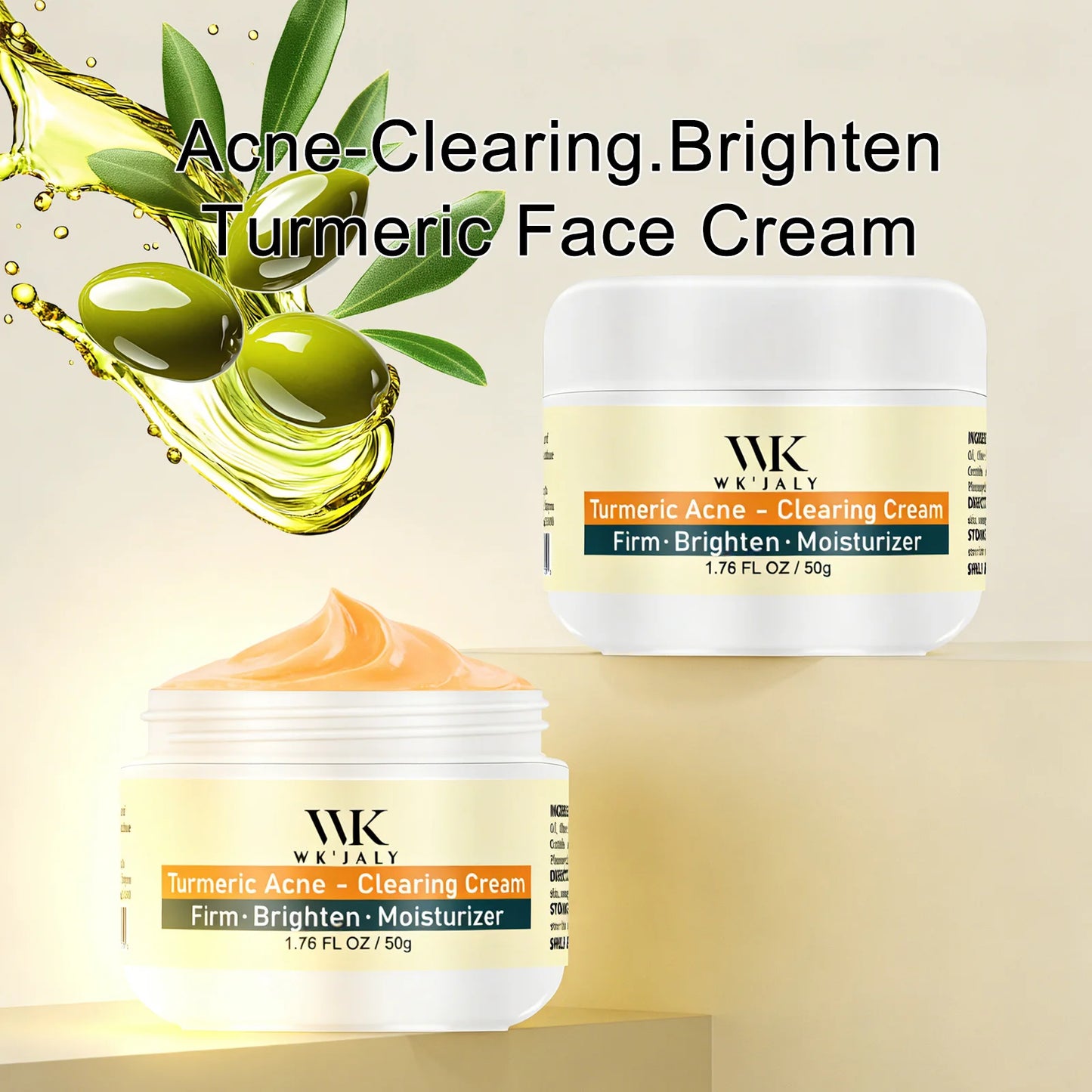 Kyliefit Turmeric Acne Cream For Brightening And Moisturizing Skincare