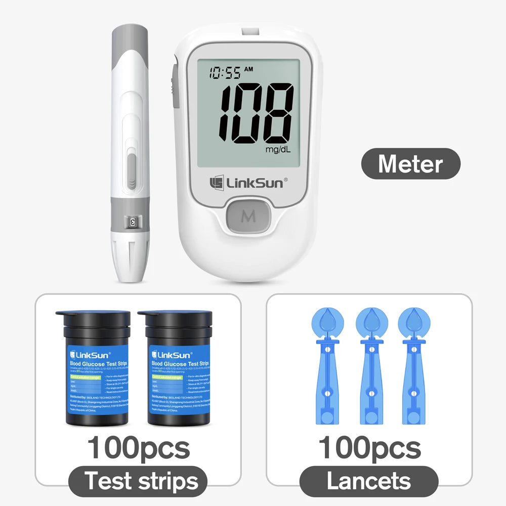 Linksun Blood Glucose Monitor G-425-1 With Lancing Device