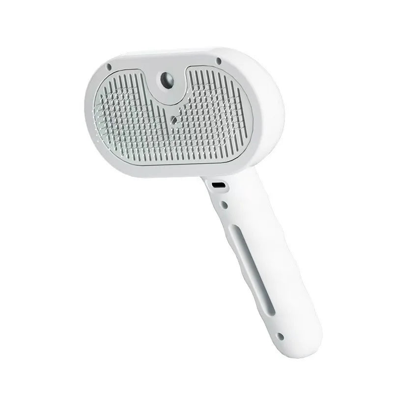 Steamy Dog Brush Electric Spray Cat Hair Massager For Grooming