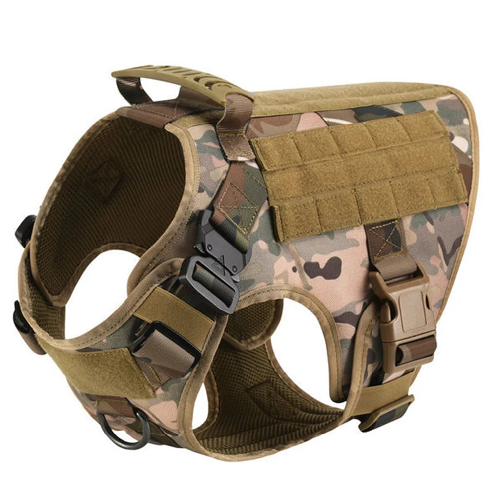 Padded Nylon Dog Harness And Leash Set For Training And Walking