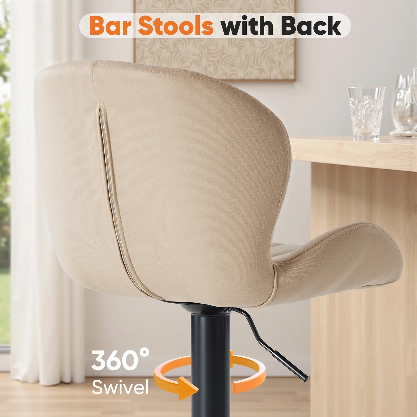 MCQ Faux Leather Ergonomic Swivel Office Chair Set Of 2