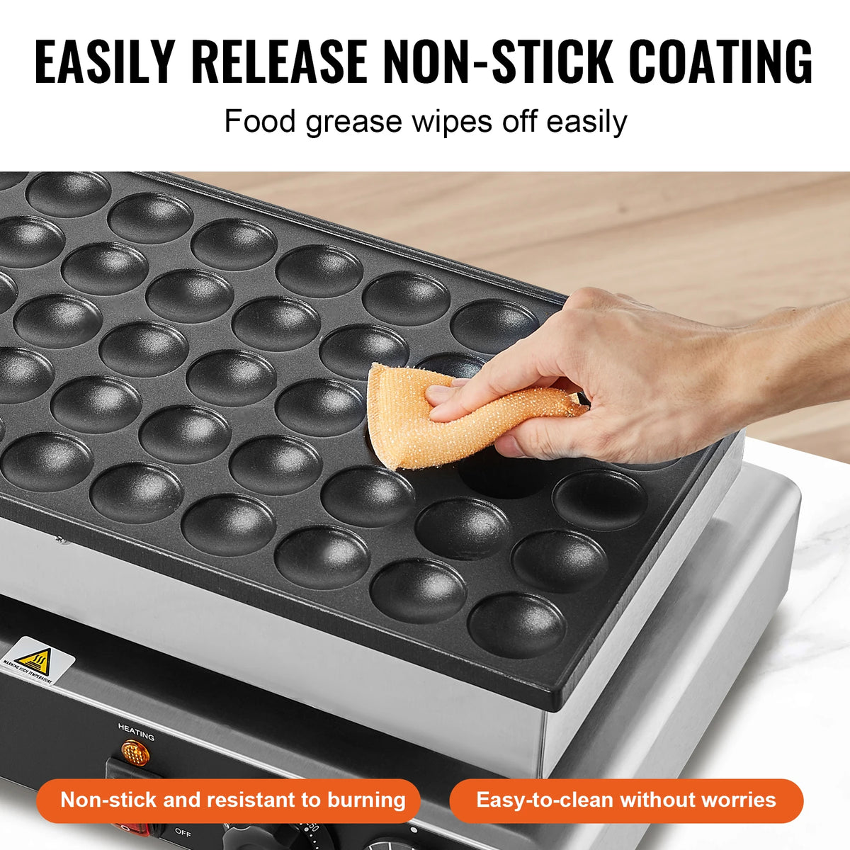 SucceBuy Commercial Dorayaki Cooking Machine With Dual Temperature Control