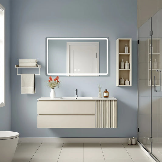 MYGIIVOVO Fogless LED Bathroom Vanity Mirror With Backlit Demister