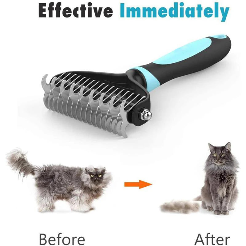 Professional Stainless Steel Dog Grooming Brush For Pets
