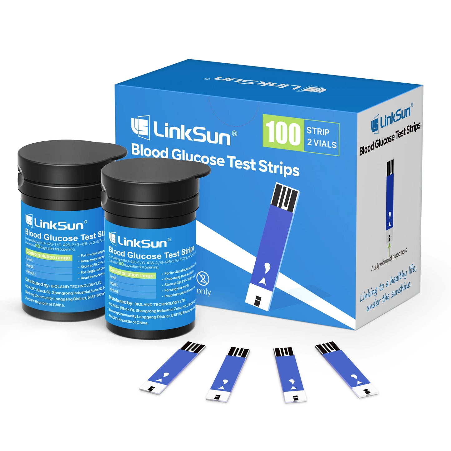 Linksun Blood Glucose Monitor G-425-1 With Lancing Device