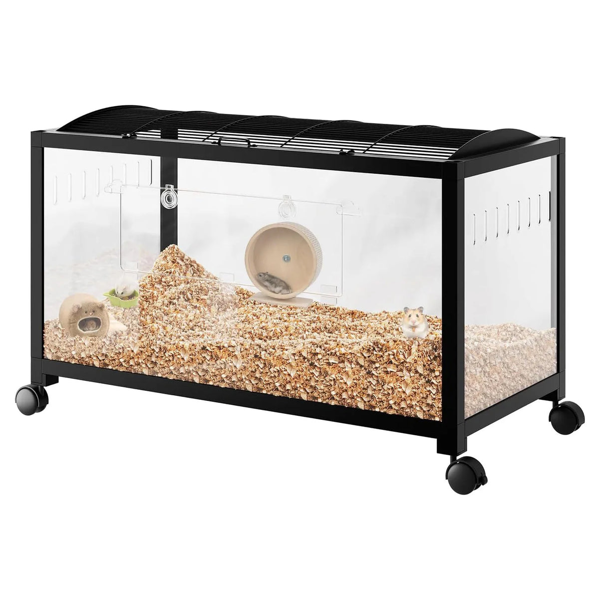 HiMISS Premium Multi Level Hamster Cage With Wheel Kit