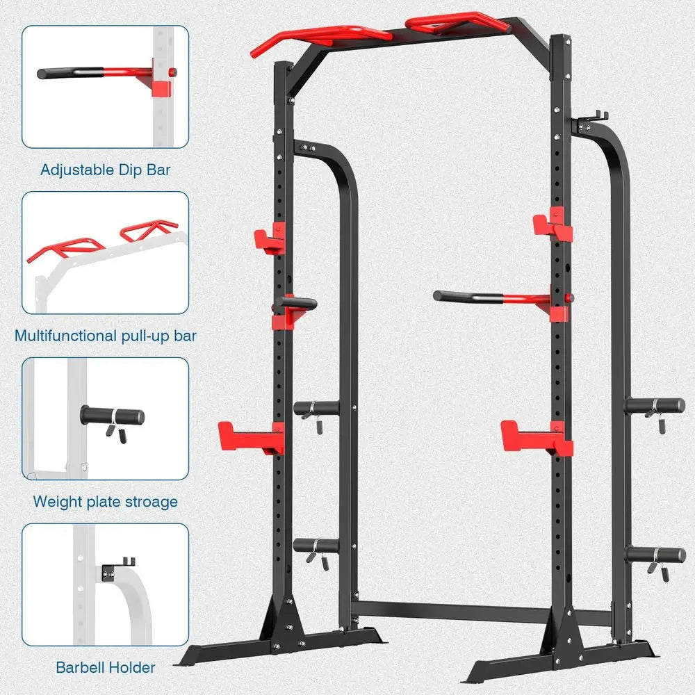 Ytyin Power Cage Squat Rack With Adjustable Cable System