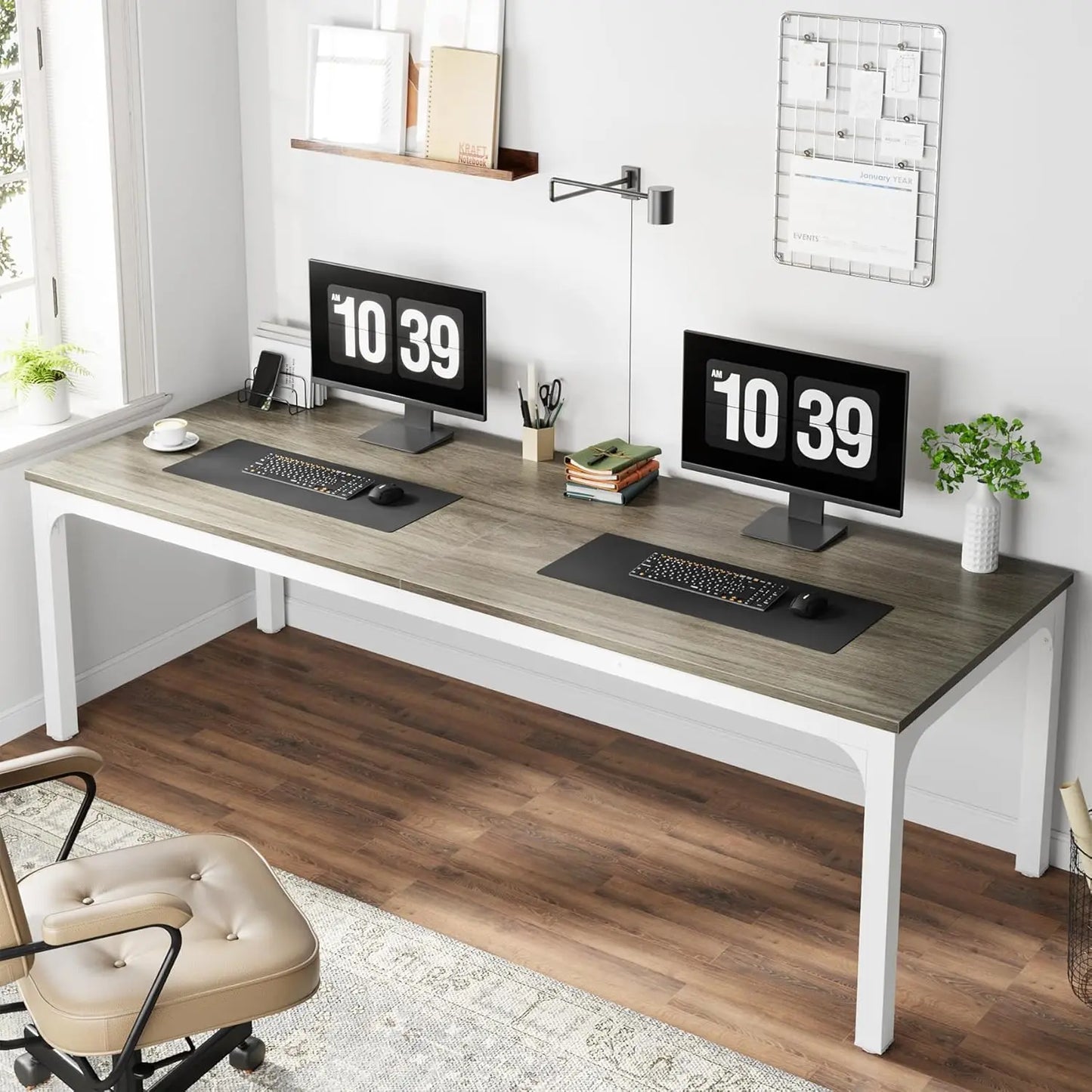 Little Tree Computer Desk For Home Office Spacious Workspace