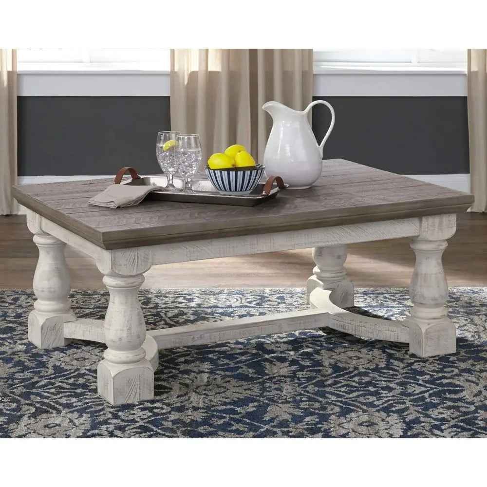 Havalance Modern Farmhouse Rectangular Coffee Table