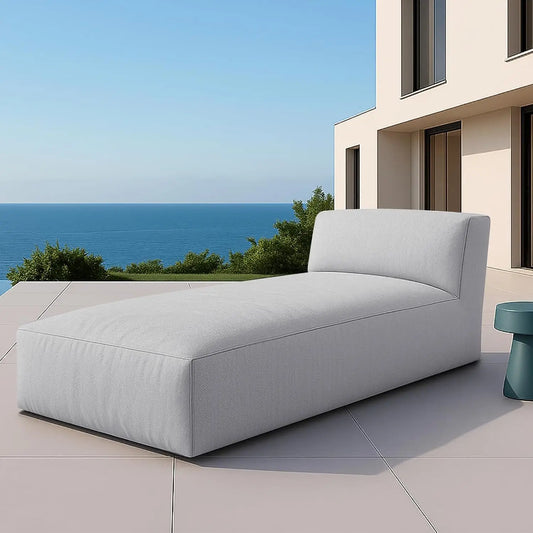 Outdoor Bean Bag Lounger Chair Patio Daybed With Sponge Filling