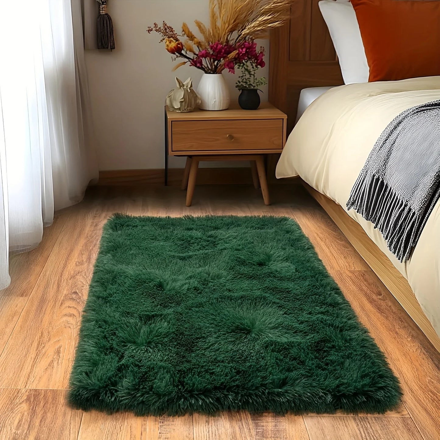 Fluffy Shag Rug For Kids Room Decor Cute Kawaii Style