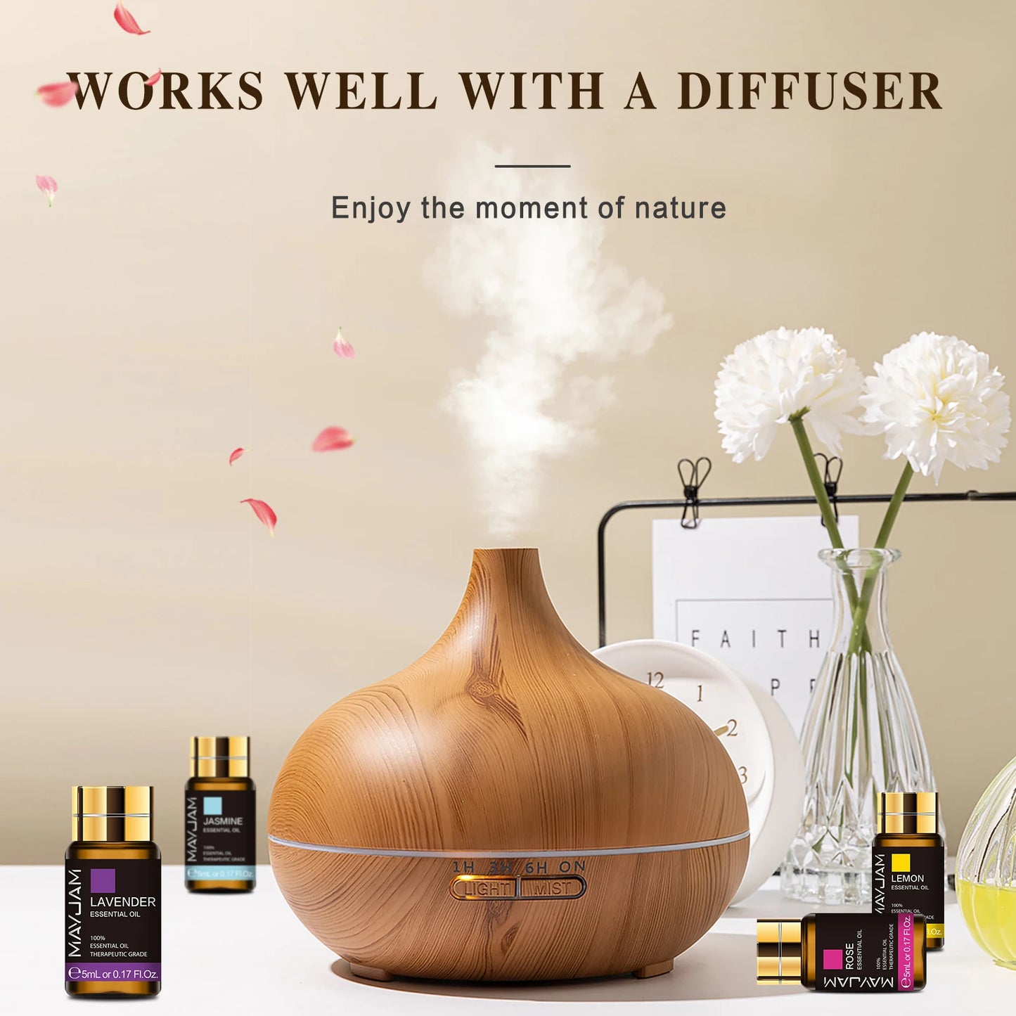 MAYJAM Pure Essential Oils Set For Humidifiers And Aromatherapy