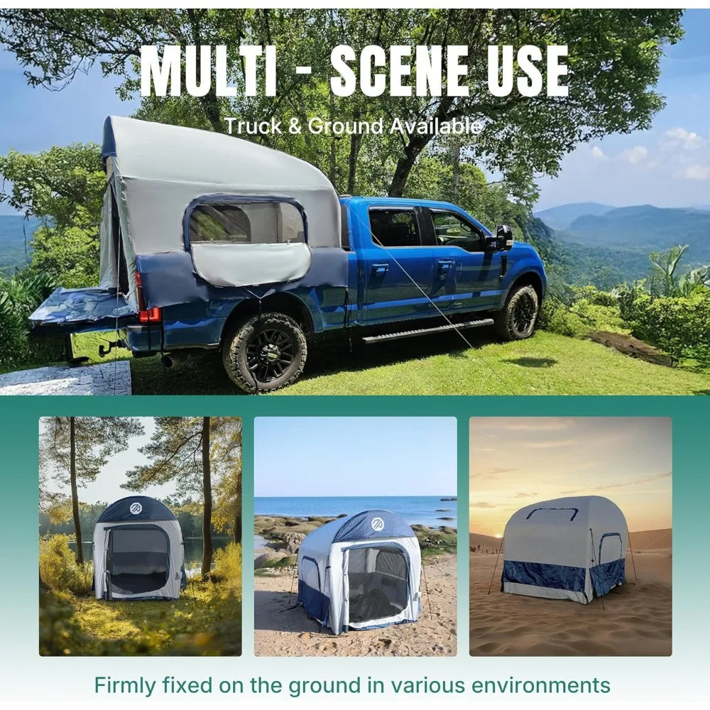 Inflatable Truck Bed Tent for Camping Waterproof and Windproof