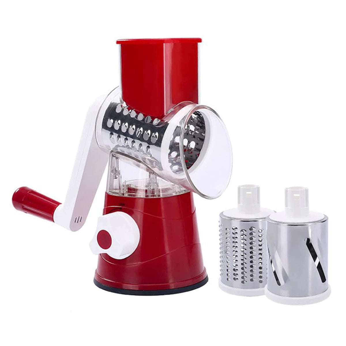 AEHOME Vegetable Slicer Shredder 3 Drum Manual Grater Tool