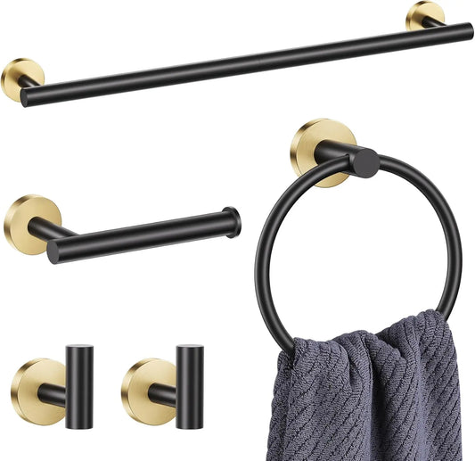 Stainless Steel Bathroom Hardware Set Wall Mounted