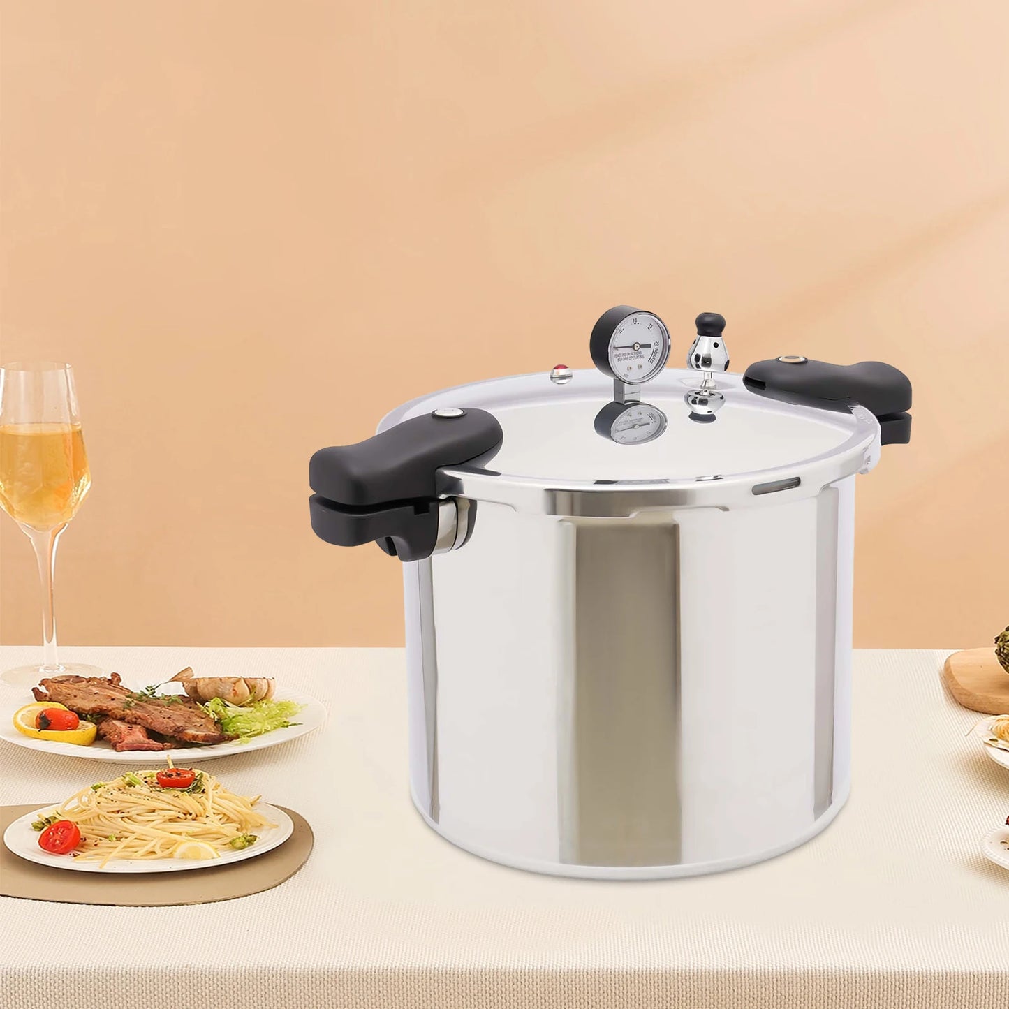 Explosion-Proof 90Kpa Pressure Cooker Aluminum Alloy For Gas Stoves