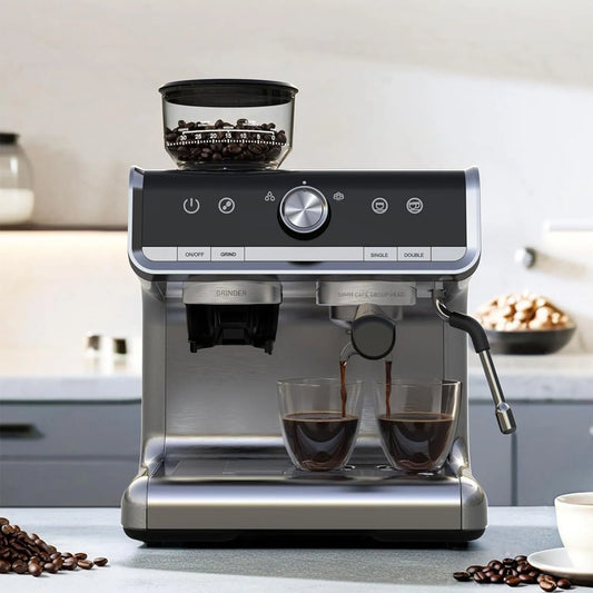 Acekool 20 Bar Espresso Machine 1450W With Built In Grinder