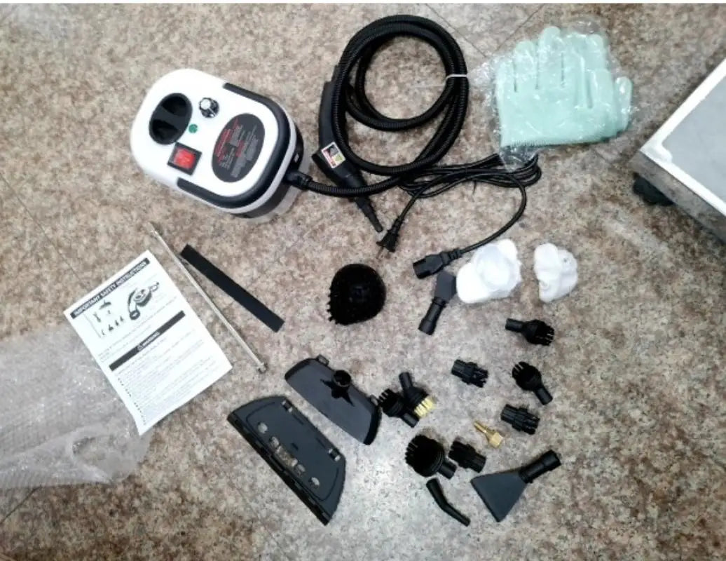 110V Portable Handheld Steam Cleaning 2500W High Pressure Cleaning Machine High Temperature Steam Cleaner With Multiple Accessories US Plug